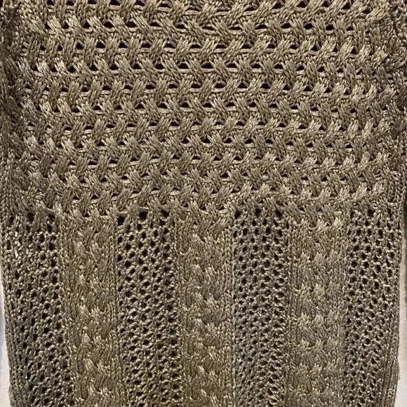 Guess Metallic Net Crew Neck Sweater - Picture 3 of 6